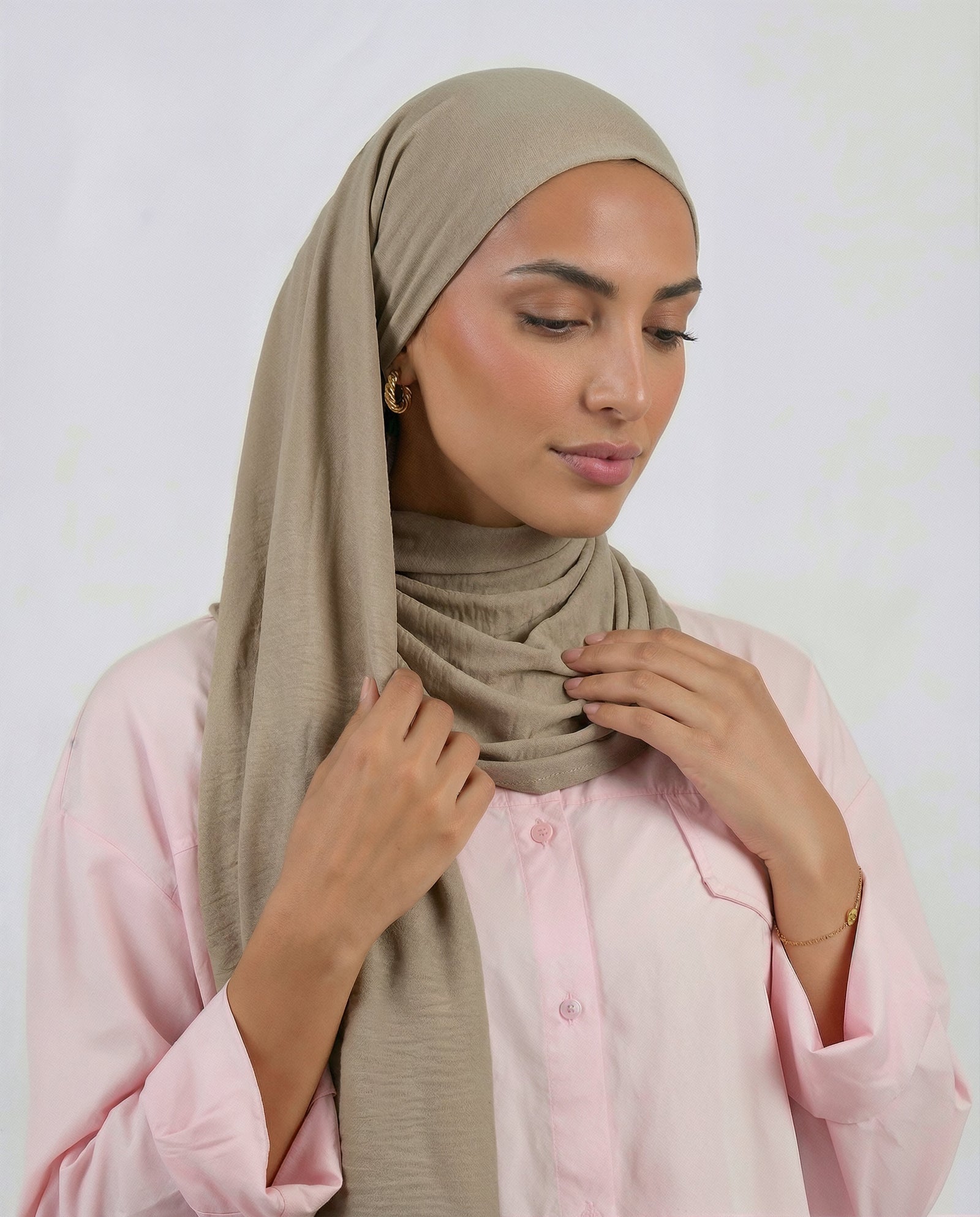 Lycra Coton Maxi – Marron Terre