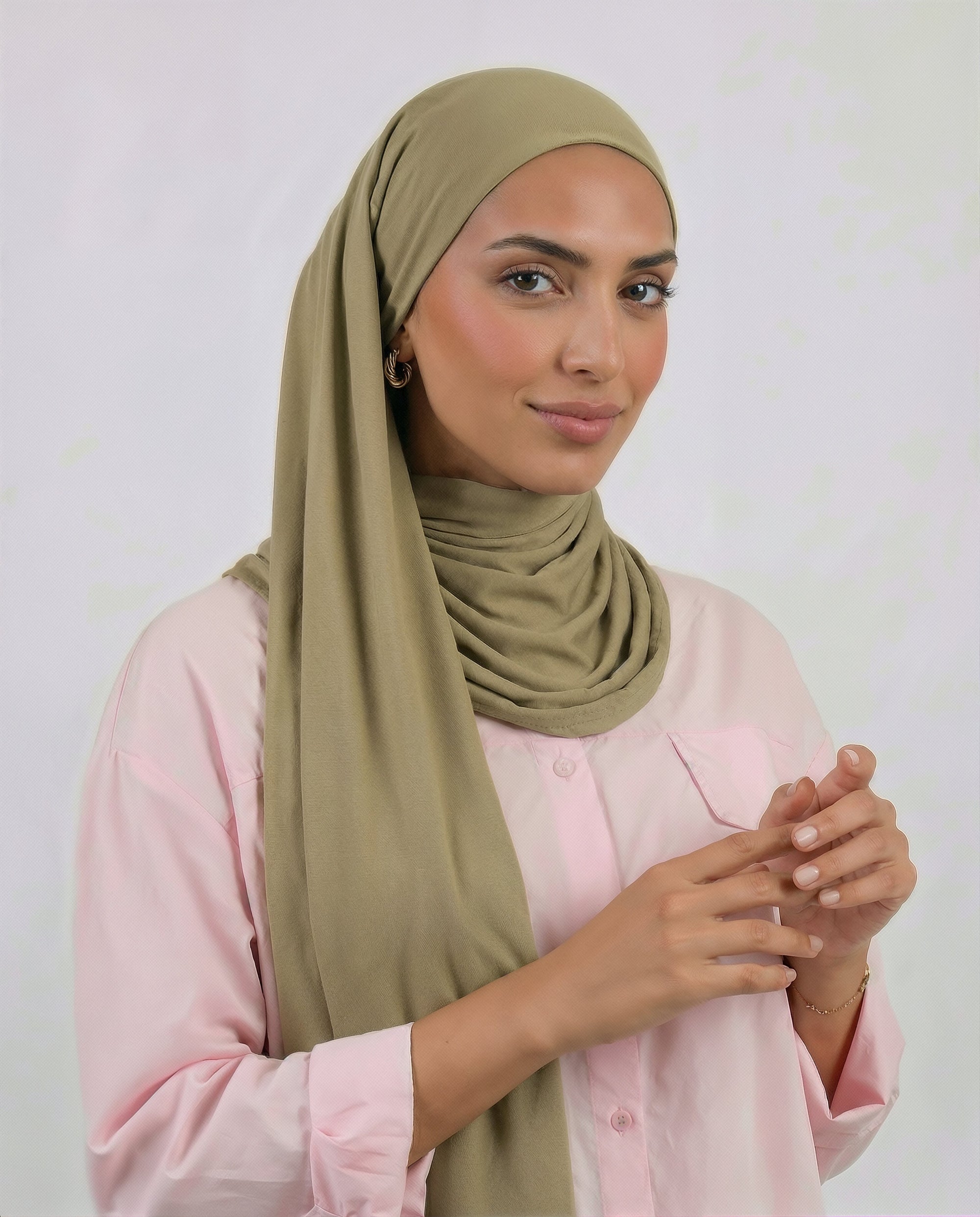 Lycra Coton Maxi – VERT OLIVE