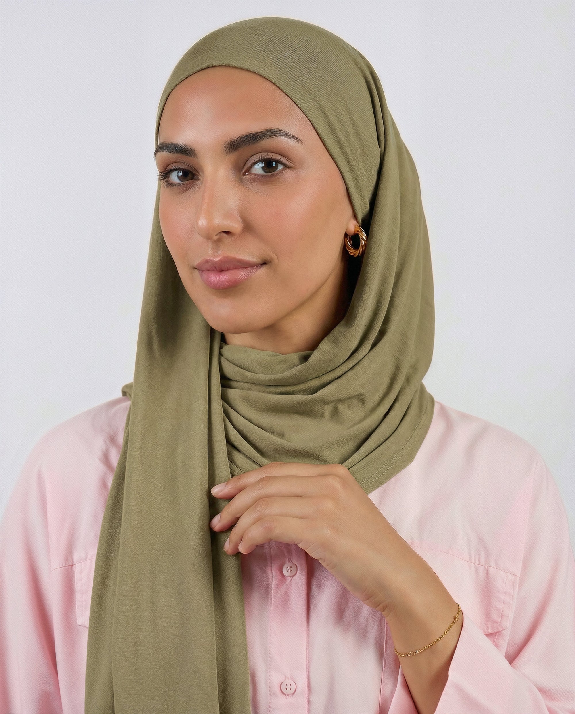 Lycra Coton Maxi – VERT OLIVE