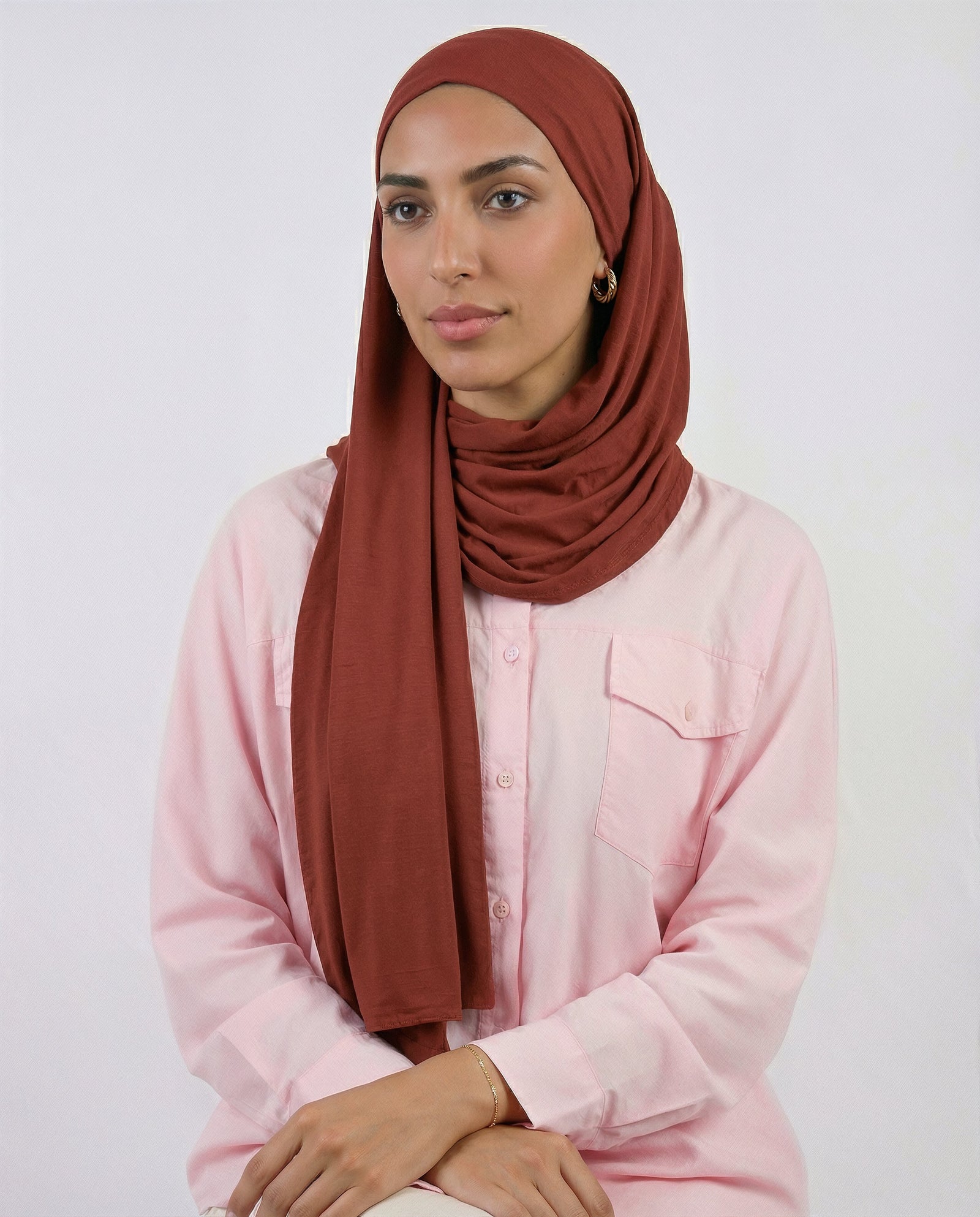 Lycra Coton Maxi – MAROON